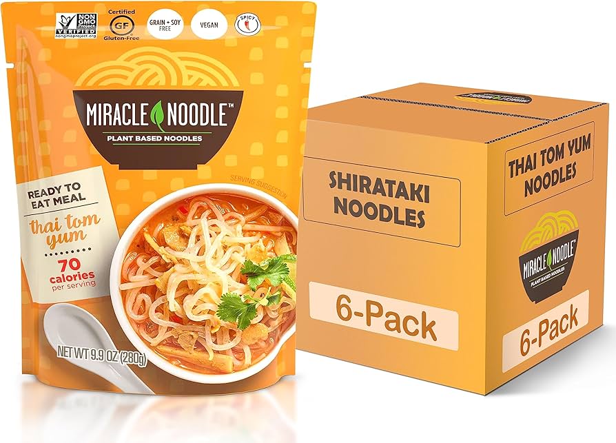 Amazon.com: Miracle Noodle Thai Tom Yum Ready To Eat Meal, 10 Oz